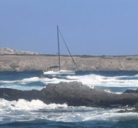 barcuta pe valurile marii